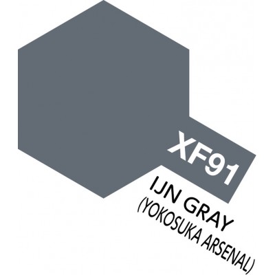 XF-91 FLAT IJN GRAY ( YOKOSUKA ARSENAL ) - 10ml Bottle - Acrylic Mini